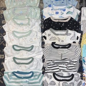 XL 0-3 Month Footed Sleeper Bundle